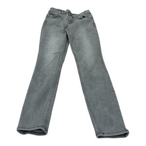 Express Gray Ankle High Rise Jeans